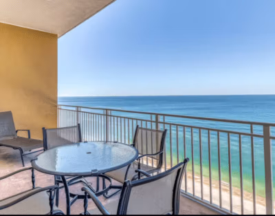 “Gulf‑Front Panorama • Spacious 2BR • 15th Floor”