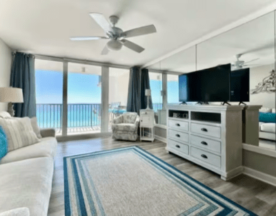 “Balcony on the Beach • 1BR + 2BA Gulf‑Front”
